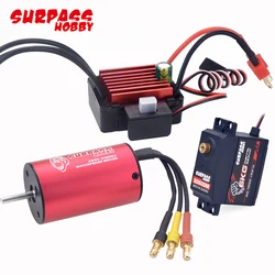 Surpass Hobby wodoodporny 2845 2600/2800/3100KV bezszczotkowy silnik i 35A ESC S0600P 6KG serwomechanizm cyfrowy do HSP 1/12 RC Car Truck