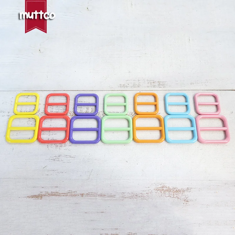 1pc Metal Colourful adjustable buckle hardware for 20mm and 25mm webbing DIY Dog Leash parts top quality 7 colours