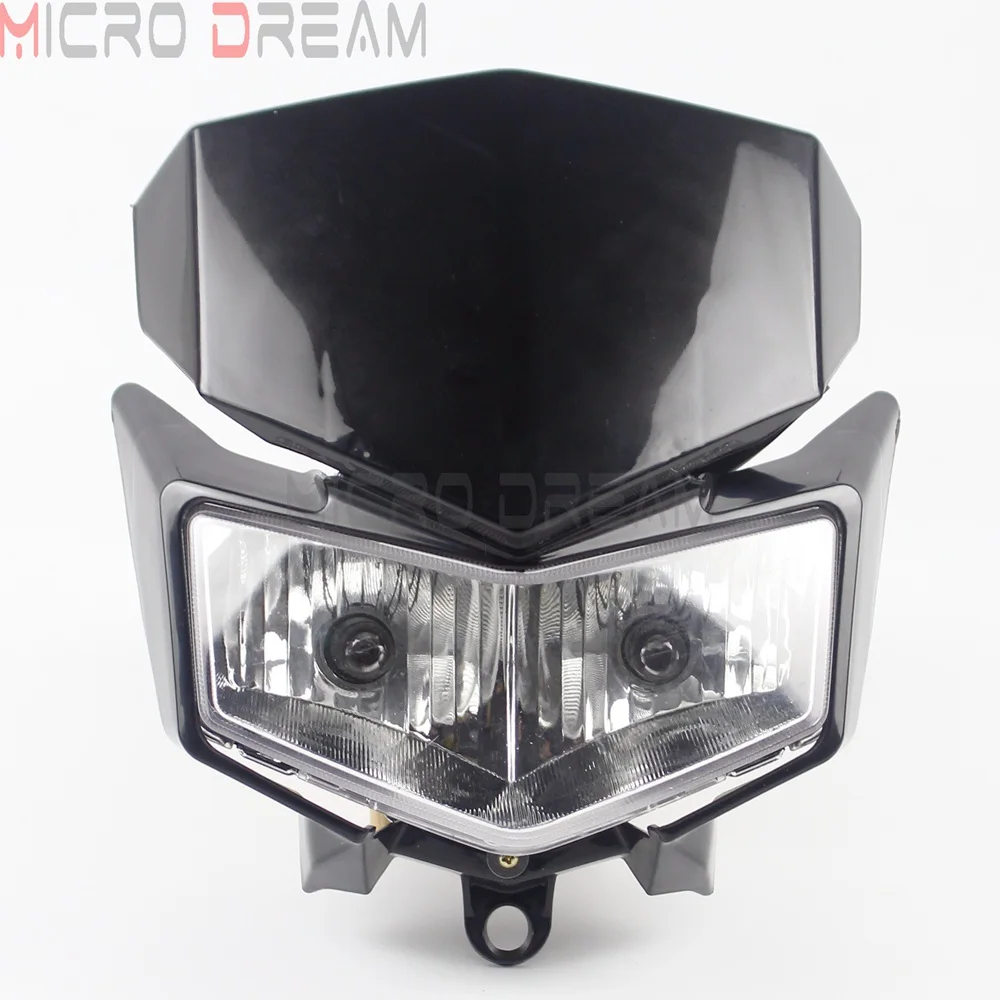 Motorcycle Off Road Twin Dual Headlight For Kawasaki KLX 250 250S 250SF D-Tracker X 250 Dirt Bike Motocross Headlight Fairing