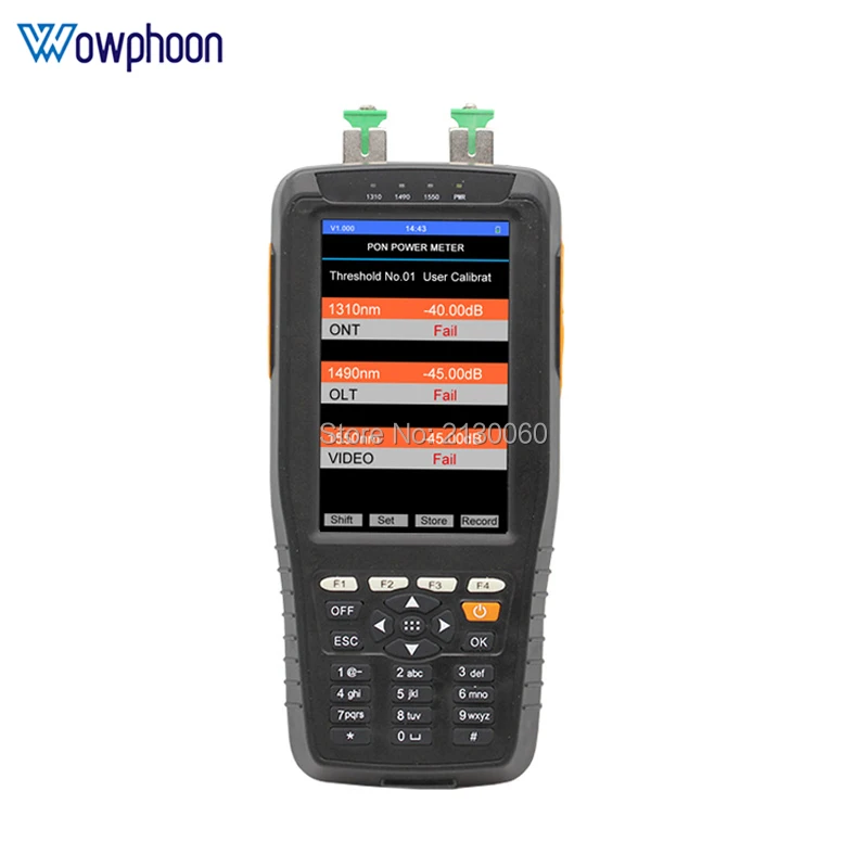TM70B-OV1 High Precision PON Power Meter Rechargeable Optical Fiber Network Terminal Tester TM70B-OV1