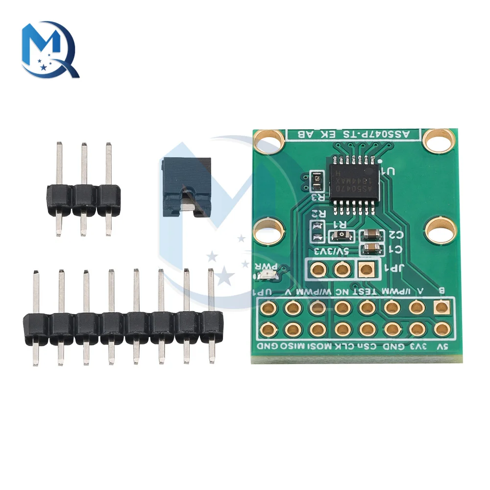 3.3V 5V Mini Encoder AS5047D/AS5047P scheda adattatore Encoder magnetico SPI ABI porta modulazione larghezza impulsi per Kit fai da te