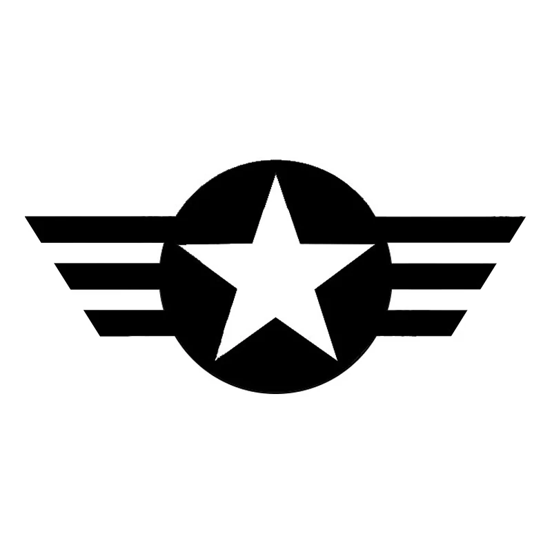 Die-Cut Vinyl Decal Army Star Air Force Navy Car Sticker Waterproof Auto Decors on Car Body Bumper