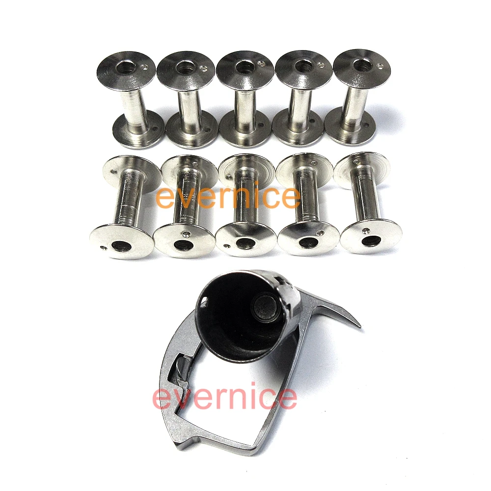Shuttle Hook & 10 Bobbins For Ga5-1 Leather Sewing Machine