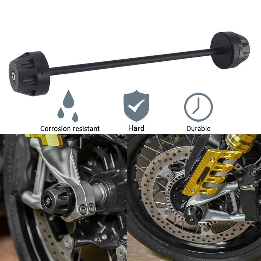 For BMW R9T R nineT NNINE T 9T Motorcycle Front Wheel Axle Fork Crash Slider Protection 2014 2015 2016 2017 2018 2019 2020 2021