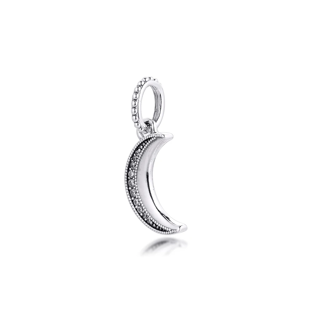 

Moon Charm for Bracelets 2020 New Arrival DIY S925 Sterling Silver Beads Fashion Girl Pendant Women Cheap Charms