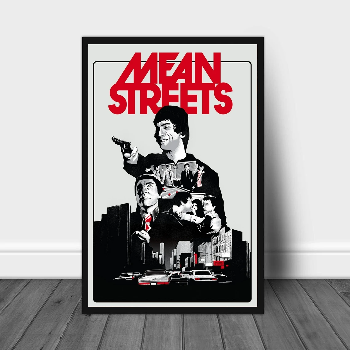 

1973 Mean Streets Movie Poster Canvas Print Home Wall Painting Decoration (No Frame)