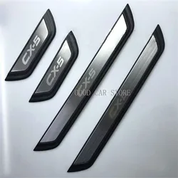 For Mazda CX-5 Cx5 2017 2018-2021 2022 2023  Door Sills Scuff Plate Welcome Pedal Stainless Steel Car Styling Car Accessories