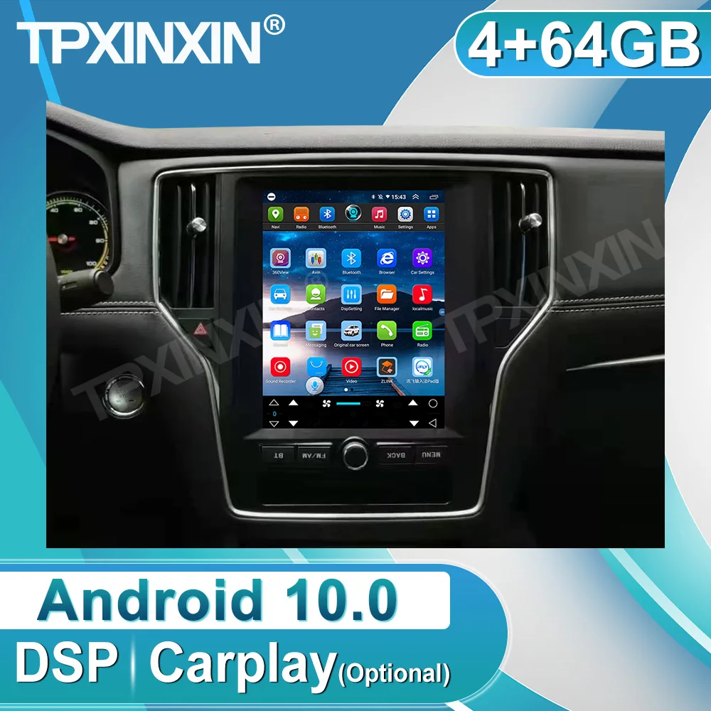 

Android 10 For Roewe I6 RX5 IPS Touch Screen 4G + 64G Navigation Car Multimedia GPS Radio Player Buit-in Carplay DSP Head Unit