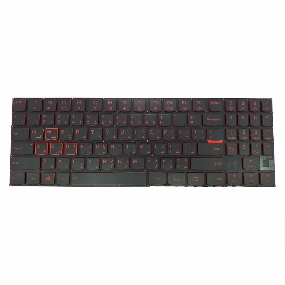 Imagem -06 - Francês Azerty Árabe Backlight Teclado do Portátil para Lenovo Legion Y520 Y720 Y530 Y52015ikbm 15ikbn fr ar Backlit Teclados Preto