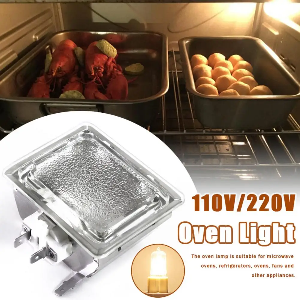 110V/220V lampa do piekarnika odporna na wysokie temperatury trwała zamienna żarówka mikrofalowa żarówka jest dostarczana z żarówką G9