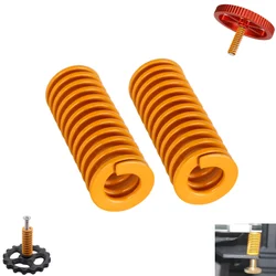 Rampas 4 peças de impressora 3d mola nivelamento amarelo 10*25mm heatbed nivelamento para cr10 reprap ender 3 anet a8 cama quente impressora 3d