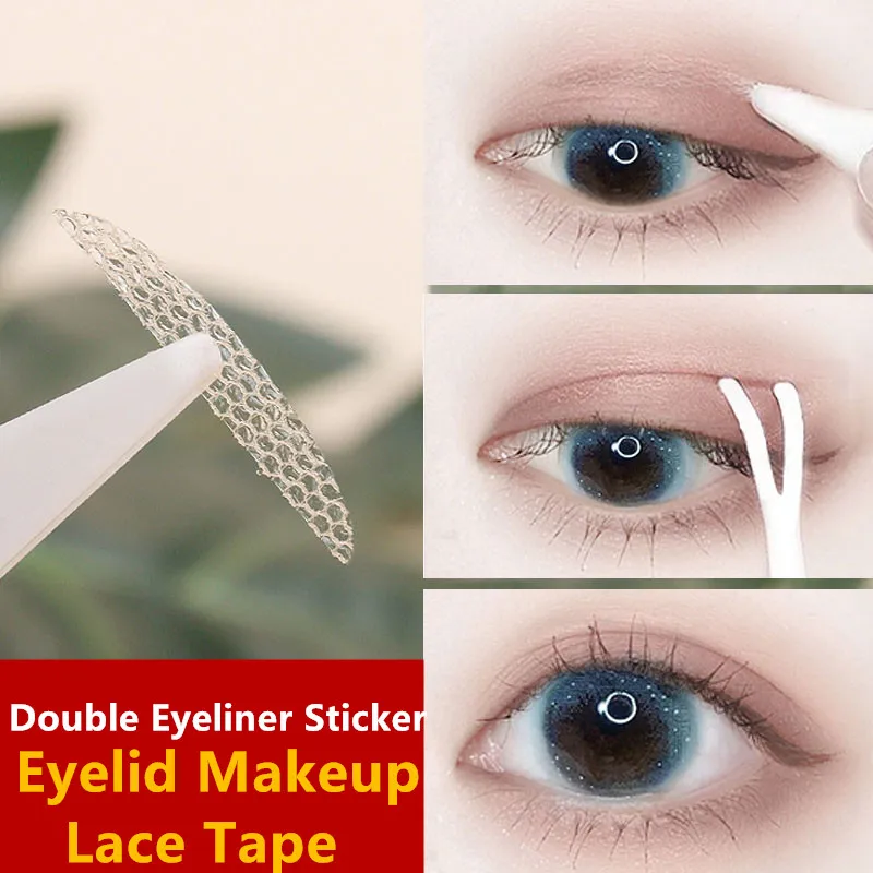 Makeup Tools eyelid size eyliner sticker fenty beige Invisible Transparent Self Adhesive Double Eye Tape Ladies Eye Slim/Wide