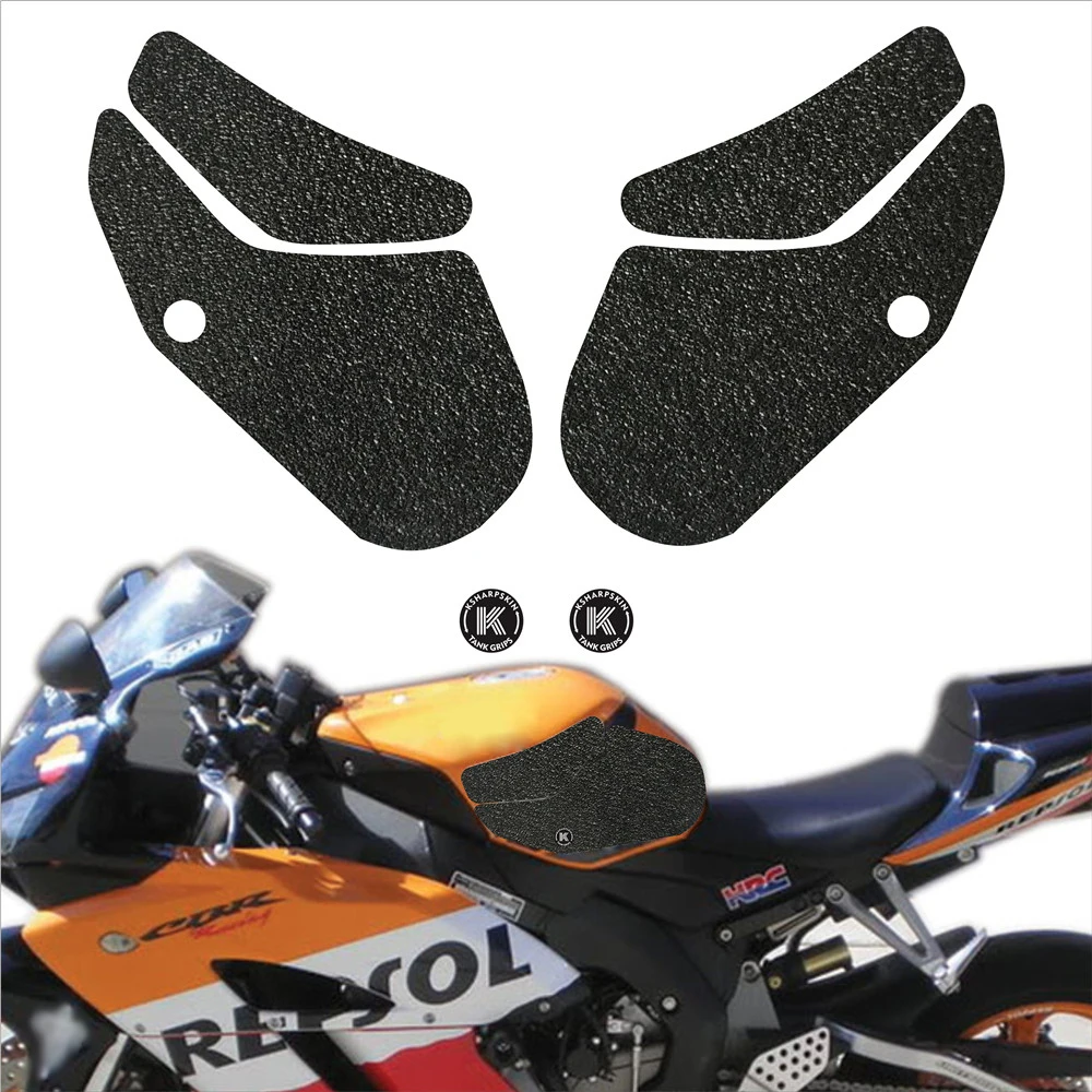 

Motorcycle Tank Pad Protector Sticker non-slip Decal Gas Knee Grip Tank Traction Pad Side for HONDA 04-07 CBR1000RR cbr 1000rr