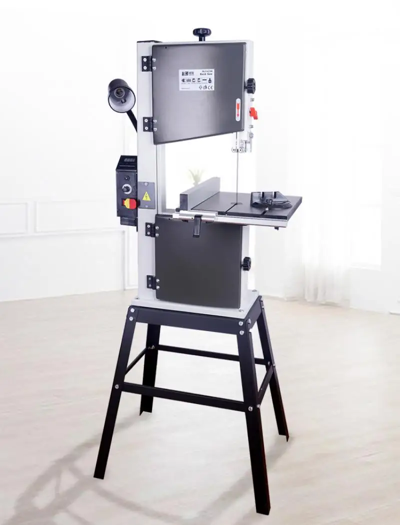 

10-Inch Woodworking Band Saw Machine Household Wire Saw Vertical Small Sawing Machine Beads Cutting Machine 220V 750W