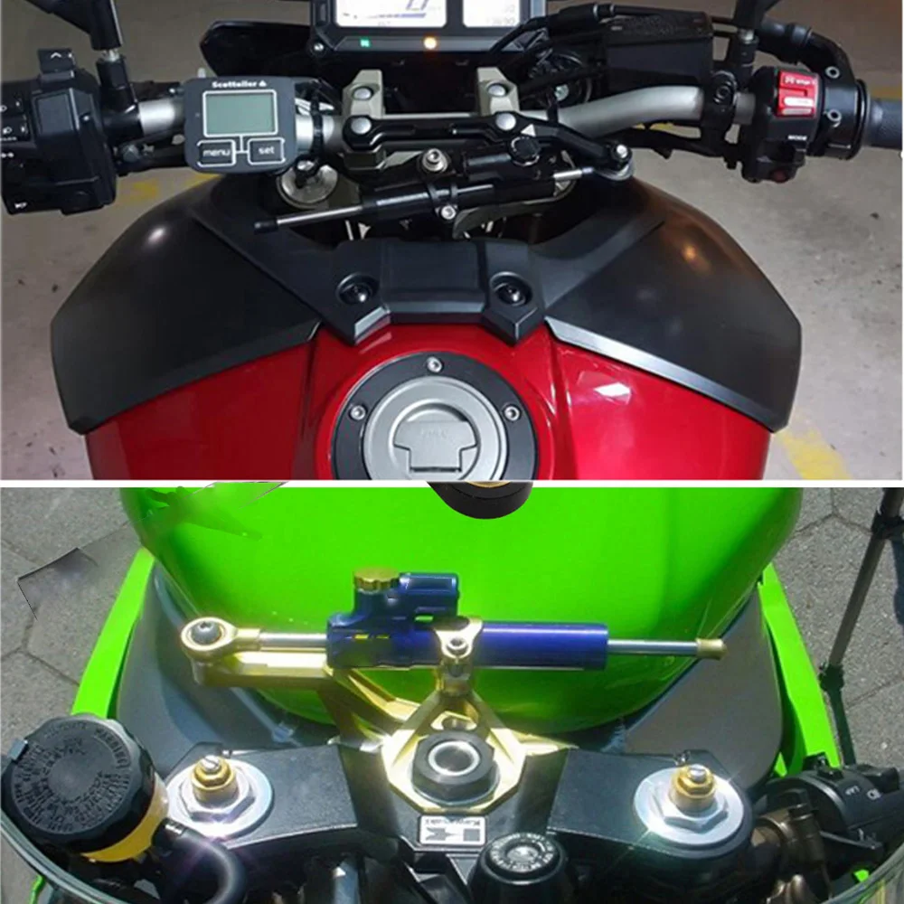 Universal Motorcycle Aluminum Handlebar Steering Stabilizer Damper for Kawasaki ninja ZX9R ZX-9R zx-9r 1998 1999 2000 all years