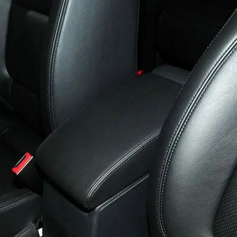 SBTMY PU leather Car Armrest Box Cover Car Accessories For VW Volkswagen Tiguan MK1 2007-2014