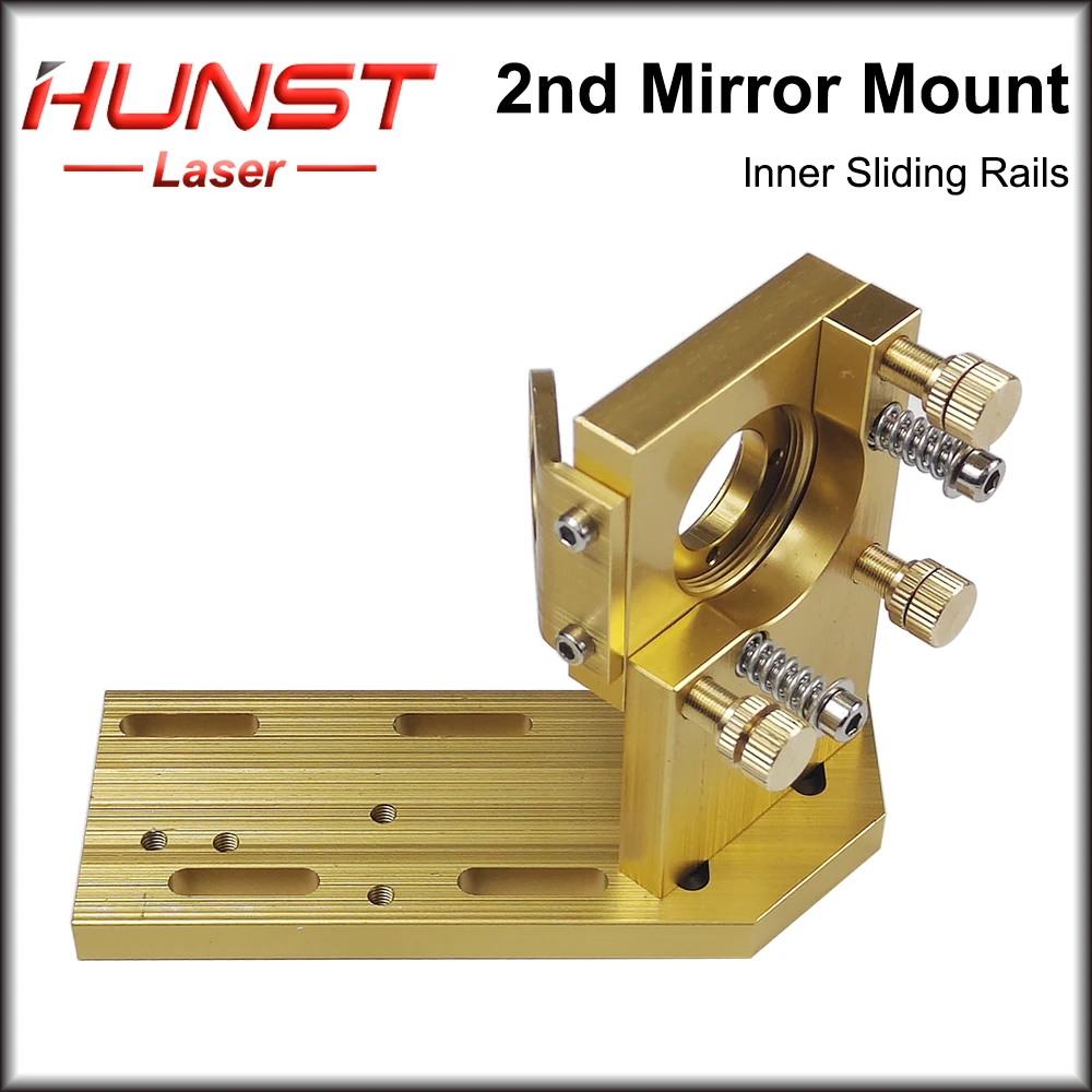 Hunst CO2 Gold Second Laser Mount Mirror 25mm Mirror Mount Integrative Mount For Lase Engraving Machine