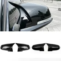 Para BMW 1 2 3 4 X Series cubierta de espejo retrovisor lateral F20 F21 F22 F23 F30 F32 F36 X1 E84 F87 M2 accesorios de patrón de fibra de carbono