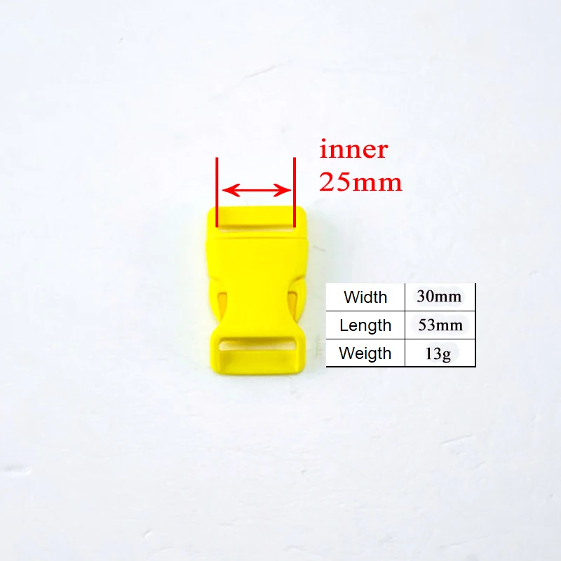 (plastic buckle+Tri-Glid+square keeper+D ring+metal dog clasp/set)Good quality 25mm yellow DIY dog tie dog leash parts