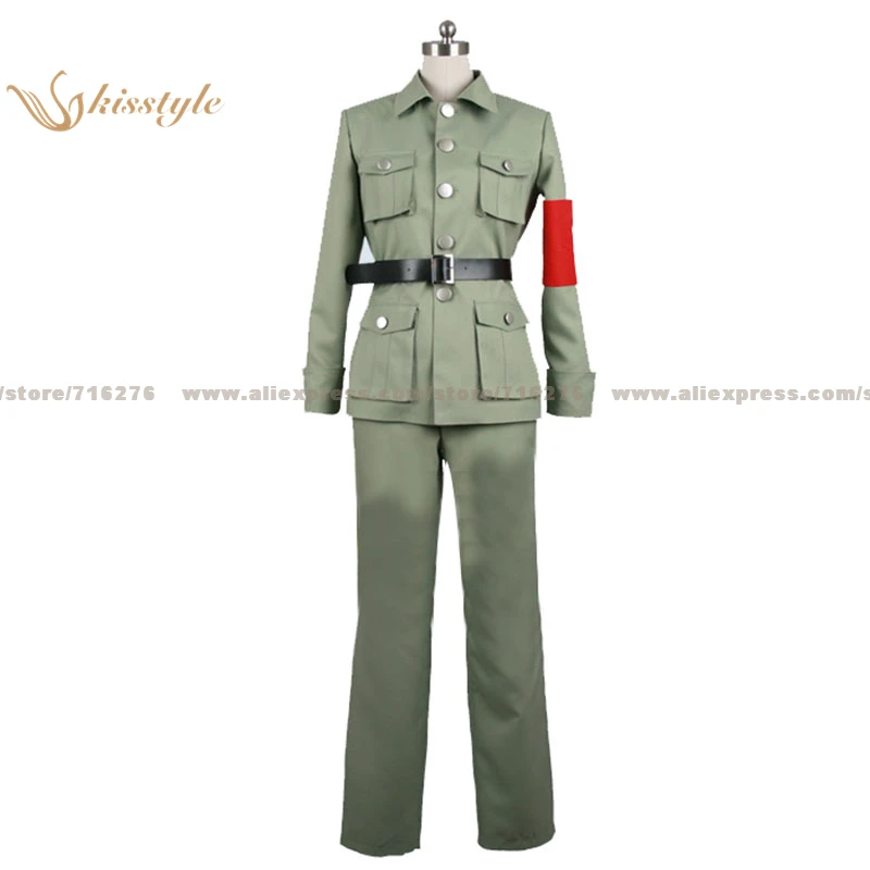 Kisstyle Fashion Hetalia: Axis Powers China Wand Yao Uniform COS Clothing Cosplay Costume,Customized Accepted