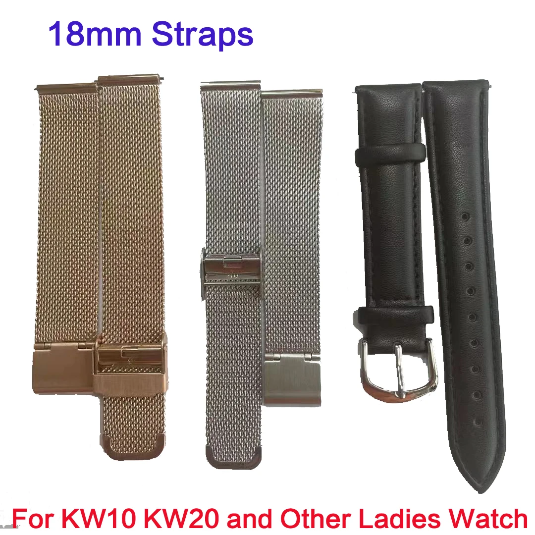 Straps 18mm For Girls Smartwatch KW10 KW20 KW10pro NY12 NY13 R18 Ladies Smart Watch Women Fitness Bracelet