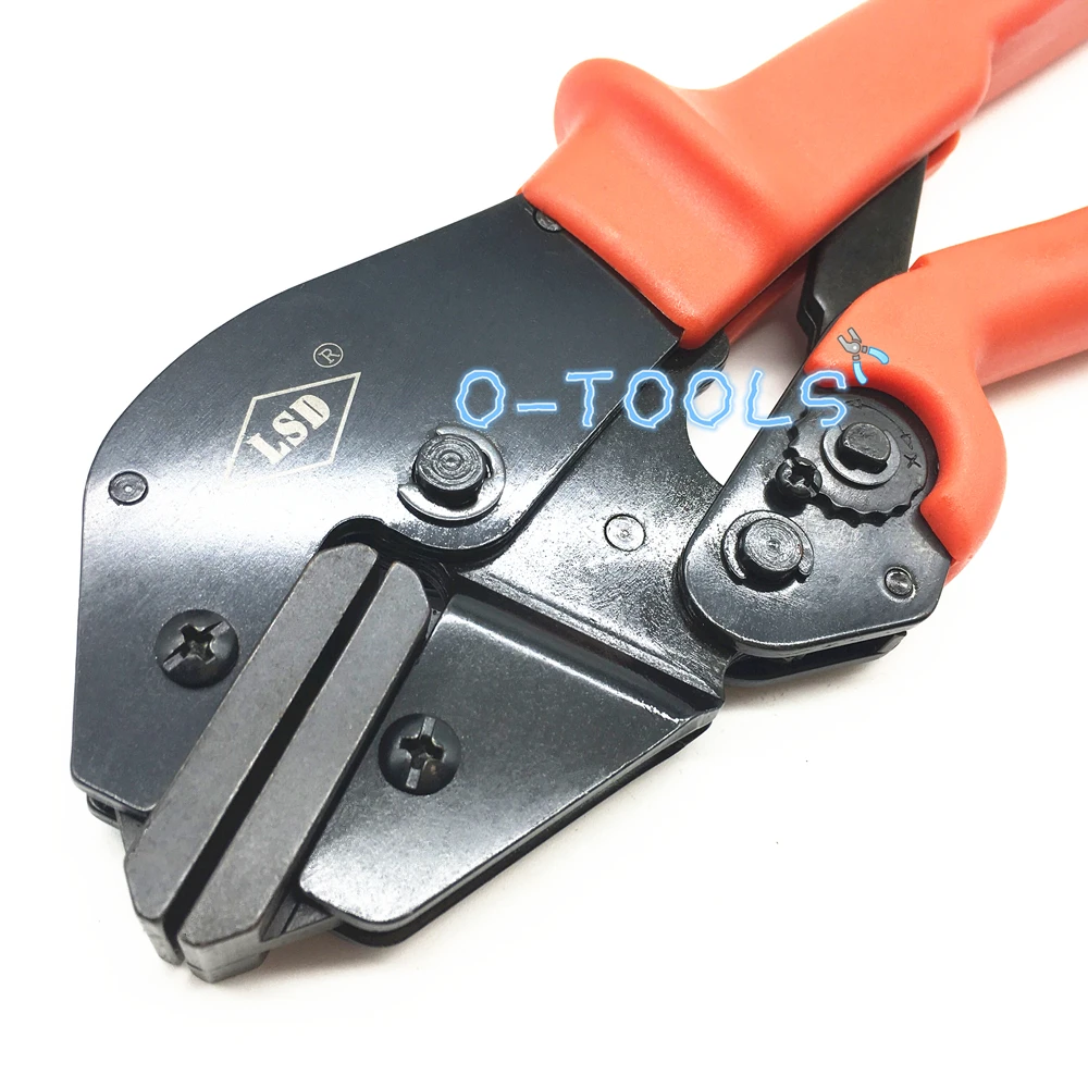 Ferramenta de crimpagem com conector de filme aquecedor, ferramenta para friso, alicate de crimpagem manual, não isolado
