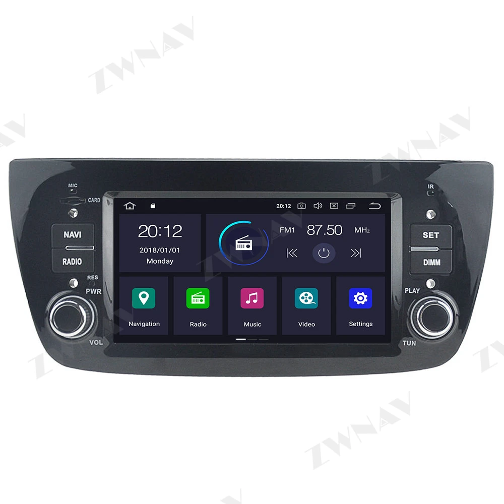 Android 13 Carplay For Fiat Doblo 2010 2011 2012 2013 2014 2015 Radio Bluetooth Auto Screen Stereo Automotive Multimedia Central