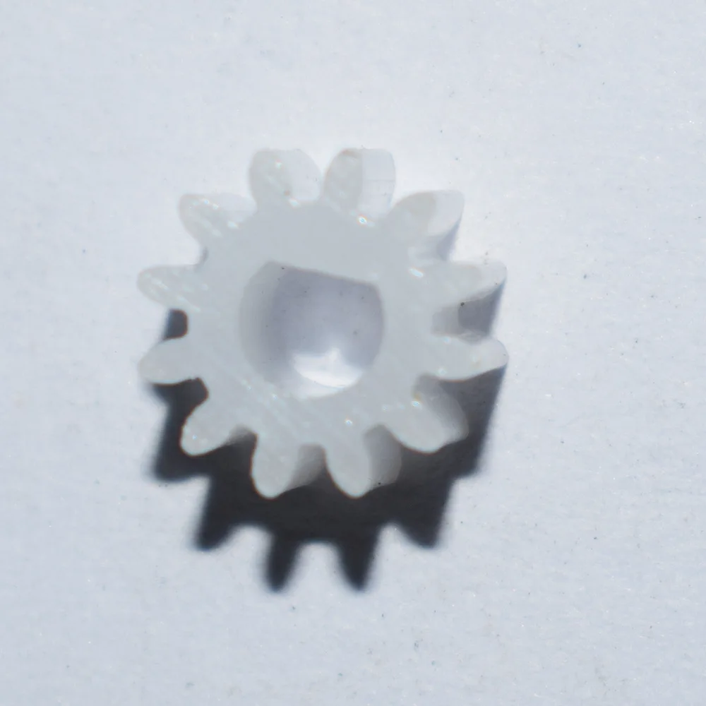 0.5メートル12t 3ミリメートルd穴プラスチック歯車diyおもちゃモデル7ミリメートルアクセサリー