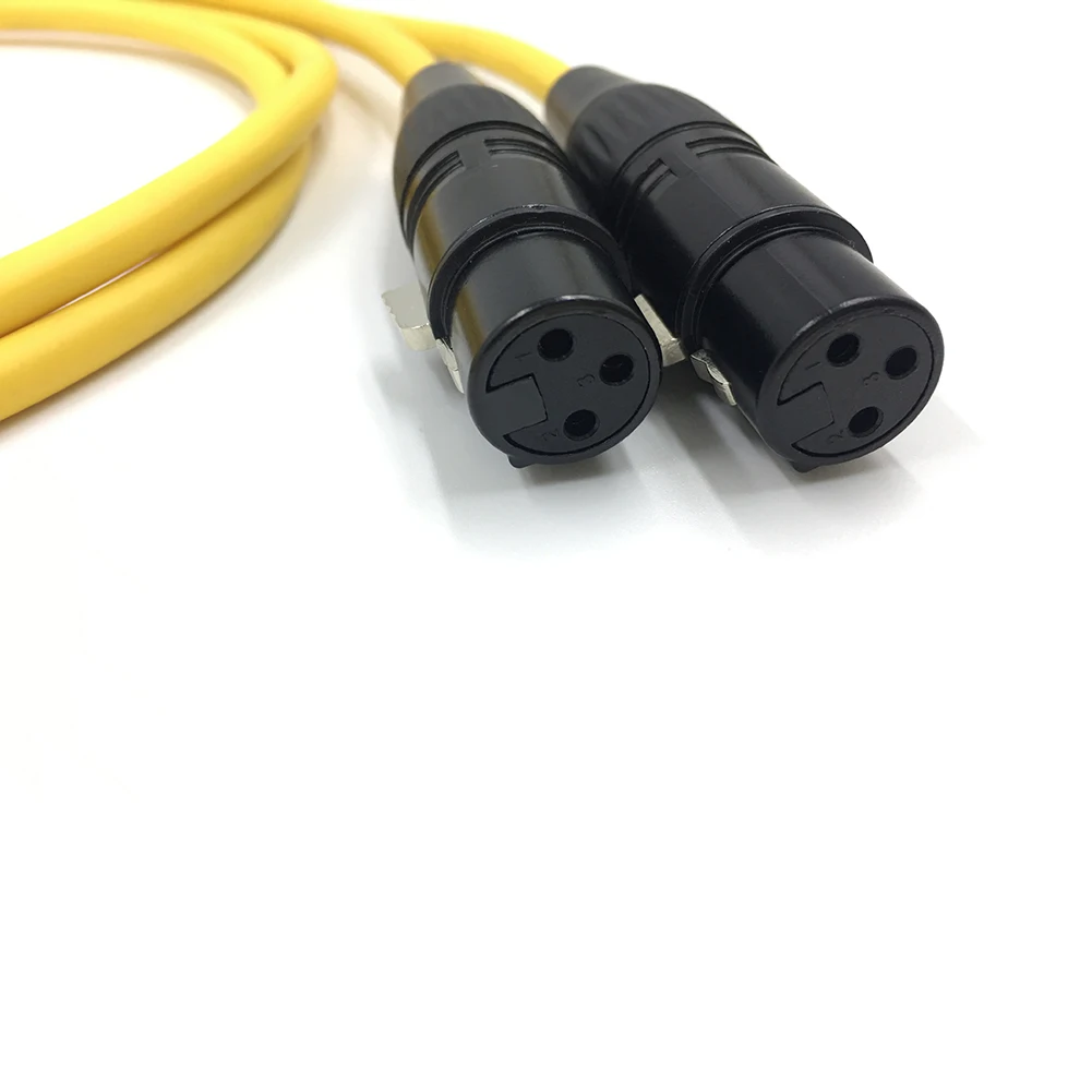 Thouliess Pair RCA to XLR Balacned Audio Cable 2x RCA Male to 2x XLR Female Interconnect Cable with VDH Van Den Hul 102 MK III