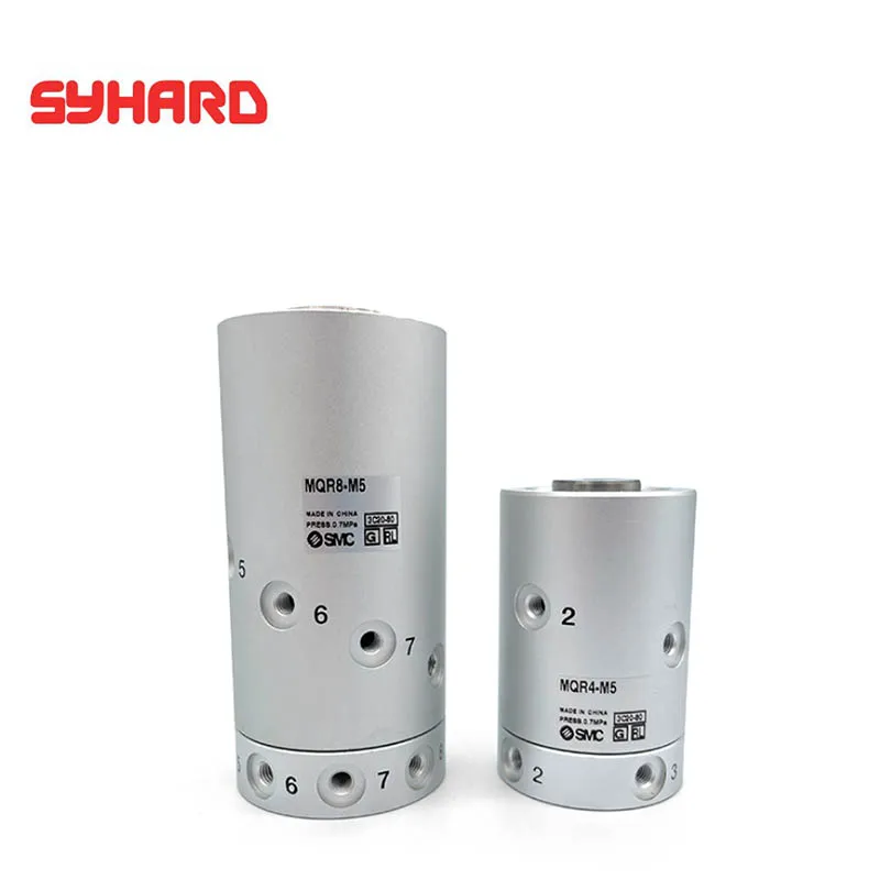 MQR2-M5 MQR4-M5 MQR8-M5 MQR12-M5 MQR16-M5 MQRF Low Torque Rotary Joint Rotary Cylinder Fittings MQR Series Metal Seal Type