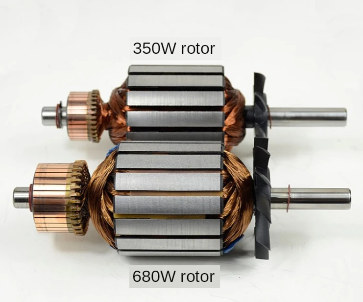 DC 220V 350W 680W cuscinetto positivo e negativo ad alta velocità con motore a tallone della macchina con cinghia di sabbia della ventola