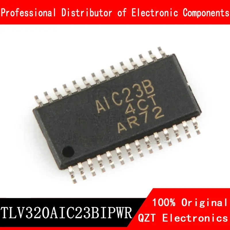 10pcs/lot TLV320AIC23BIPWR TLV320AIC23BIPW TLV320AIC23 320AIC23 AIC23B TSSOP-28 new original In Stock