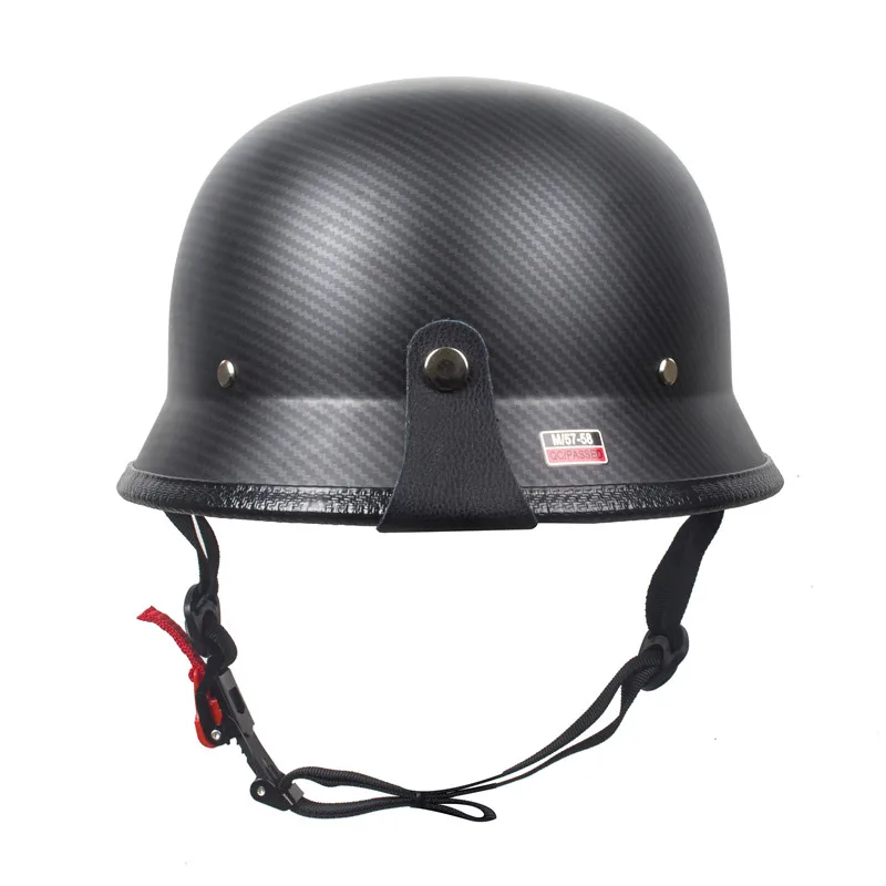 German Motorcycle Half Helmet Chopper Biker Pilot Open Face helmet Moto Motocicleta Capacete Casco Casque Kask CE