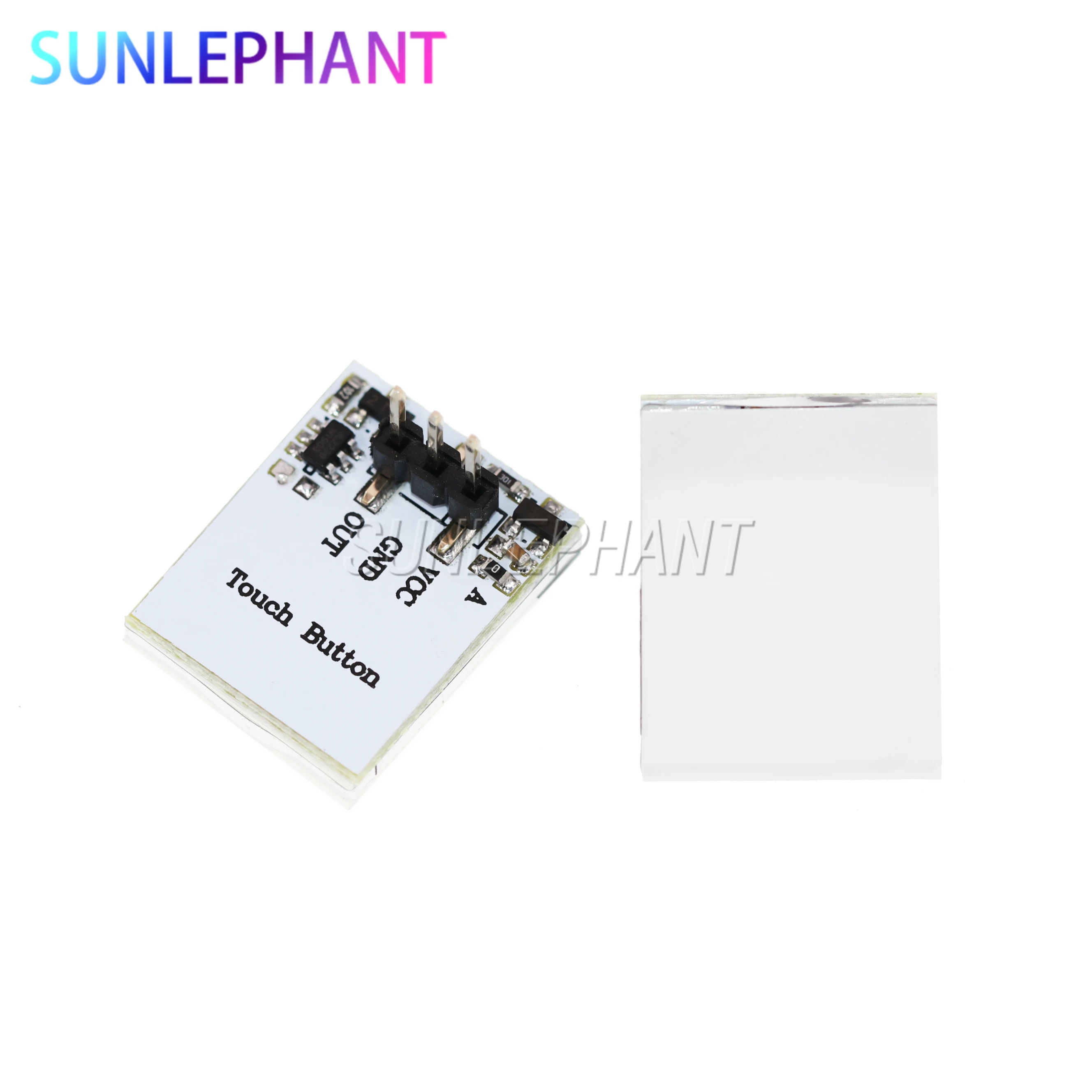 Green Blue Red and Yellow Color RGB Capacitive touch switch button module 2.7 V to 6 V module anti-jamming is strong HTTM series