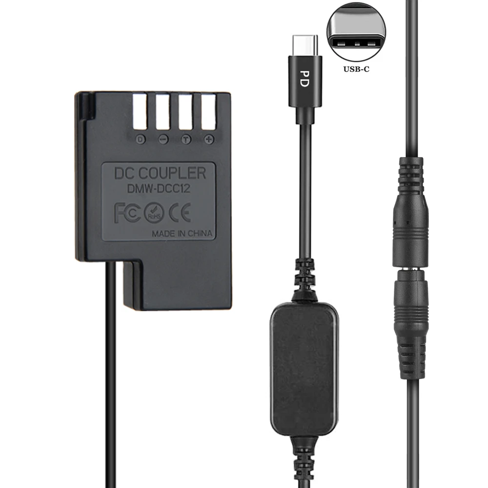 Фотоадаптер для телефона с USB-кабелем типа C для Lumix DMW-DCC12 GH5s GH5m GH4