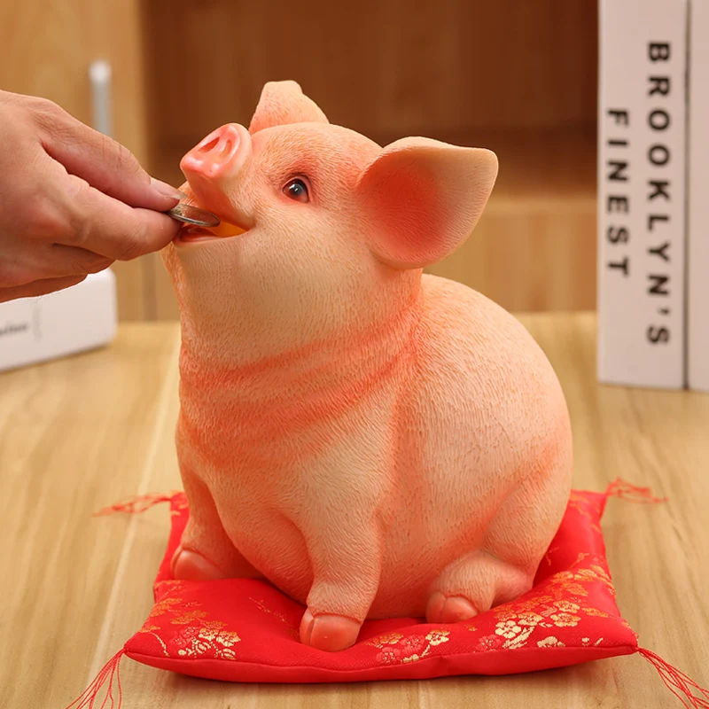 

Cute Coin Money Box Toy Kids Ornament Living Room Secret Hidden Safe Pig Piggy Bank Storage Tirelire Enfant Home Decoration 60