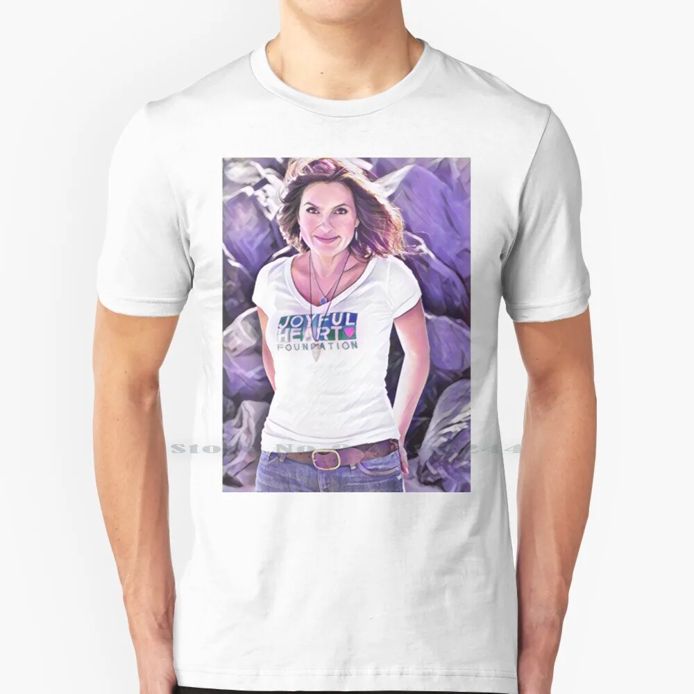 Mariska Hargitay T Shirt Cotton 6XL Mariska Hargitay Olivia Benson Svu