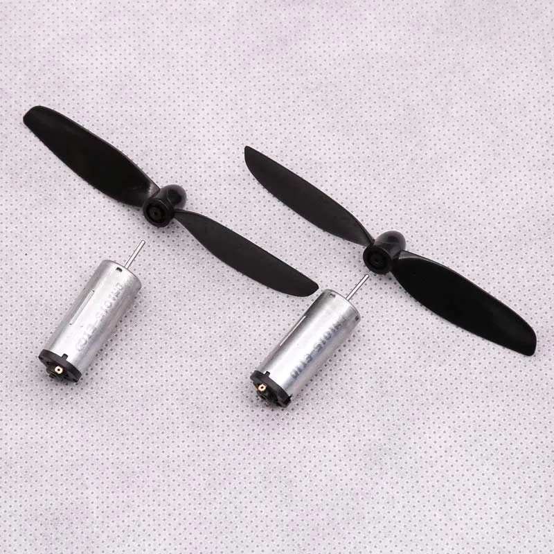 2Pcs M50 Motor + Propeller Dc 3V-6V 4.5V 37000Rpm Mini Elektrische Motoren Motor hoge Snelheid Diy Vliegtuigen Rc Drone Kid 'S Speelgoed