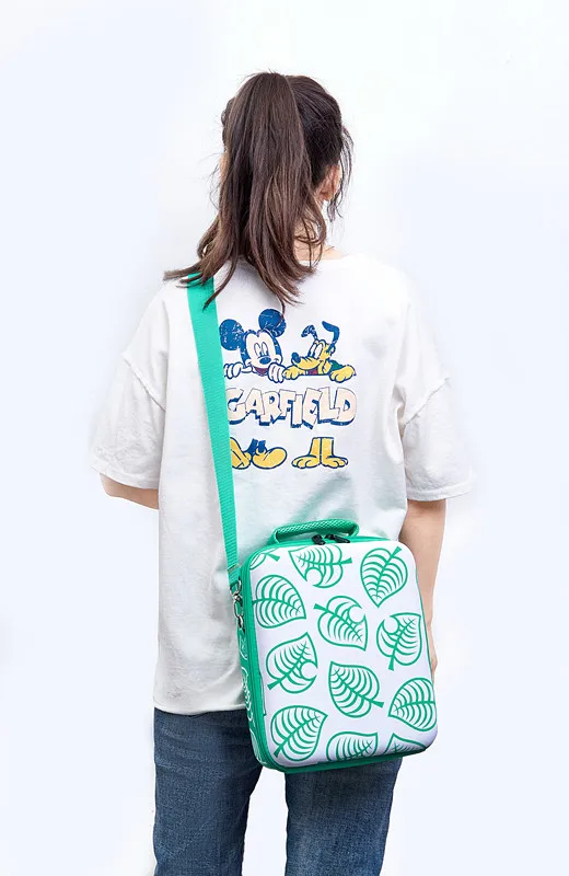 สำหรับสวิทช์อุปกรณ์เสริม Flannel วัสดุไนลอน EVA แบบพกพากระเป๋าใบใหญ่สำหรับ Nintendo Switch เกมคอนโซลกล่องเก็บ