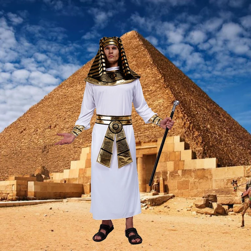 

Egyptian Costume For Mens Priest Pharaoh King Of Egypt Costume Halloween Costumes Adults