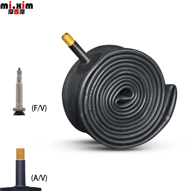 Bicycle Tire Durable Road Bicycle Inner Tube 12 16 20 26 inch For Mountain Bike Tire Cycling Tire Rubber Valve Tube Inner