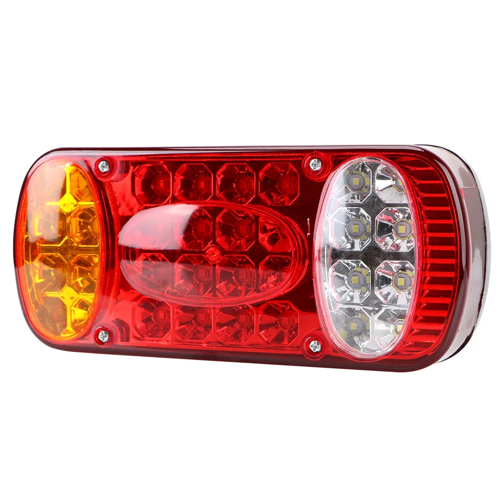 32LED 12V 1Pc Rear Lamps Rear Stop Brake Lights Car Truck Tail Light Waterproof Signal Indicator For Trailer Lorry