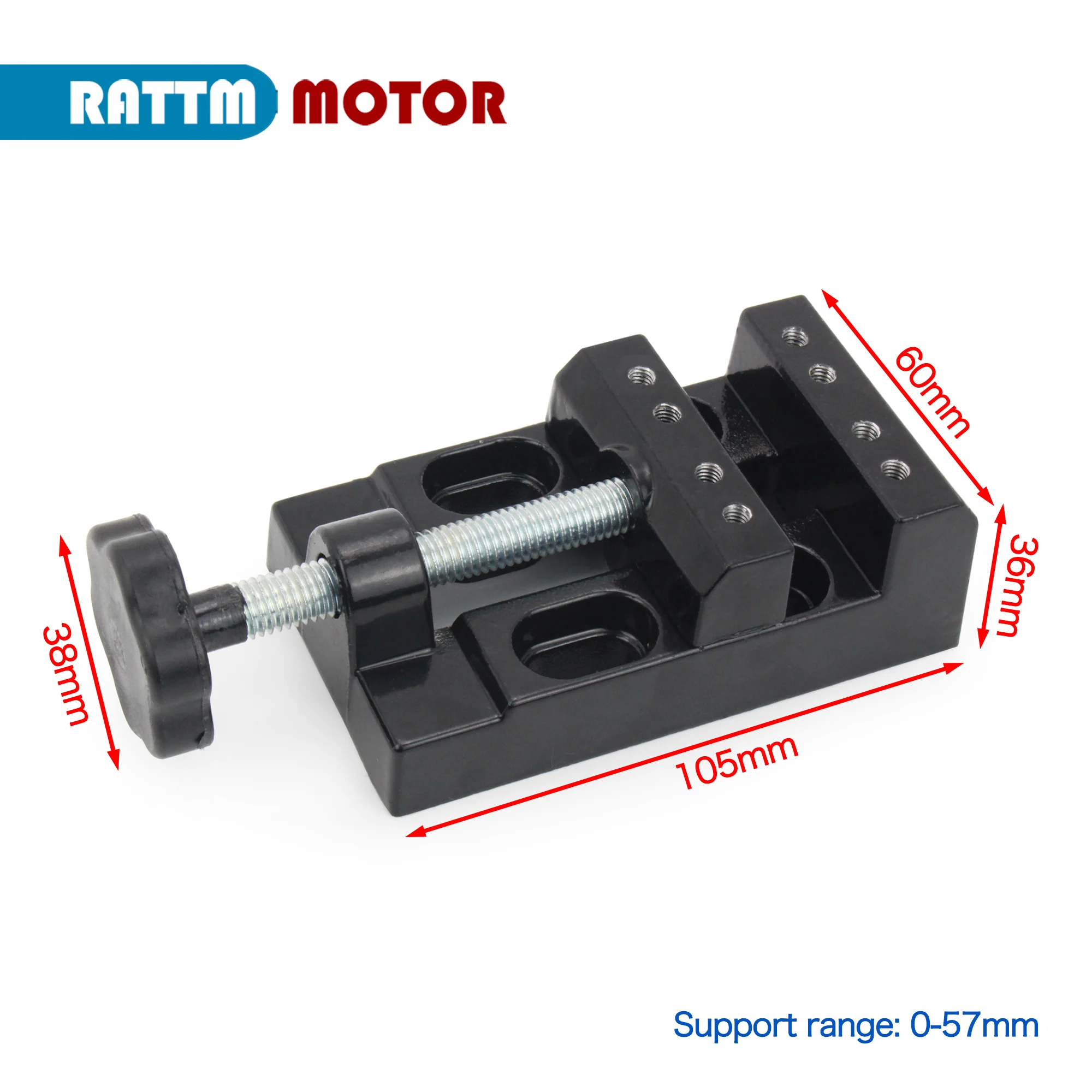 57mm Adjustable Mini Jaw Bench Fixed Table Vise Vice Clamp Multifunction Tools Accessories For Woodwork Machine