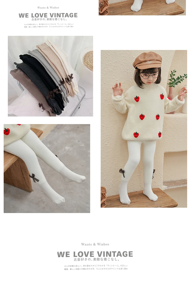 Kleinkind Baby Kinder Polar Fleece Futter Strumpfhosen Winter plus samt dicke Baumwolle Schleife Kind warm halten Twist Kleinkind Mädchen Leggings – Detail 13