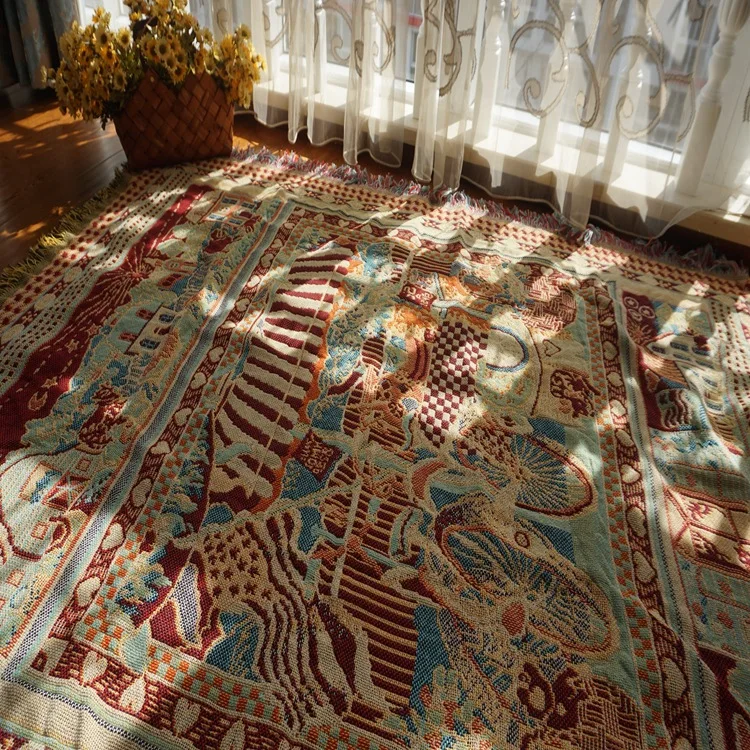 130*180cm manta geométrica alfombra funda de sofá tapiz tiro sofá toalla sábana de cama adultos viaje en casa Cobija Cobertor