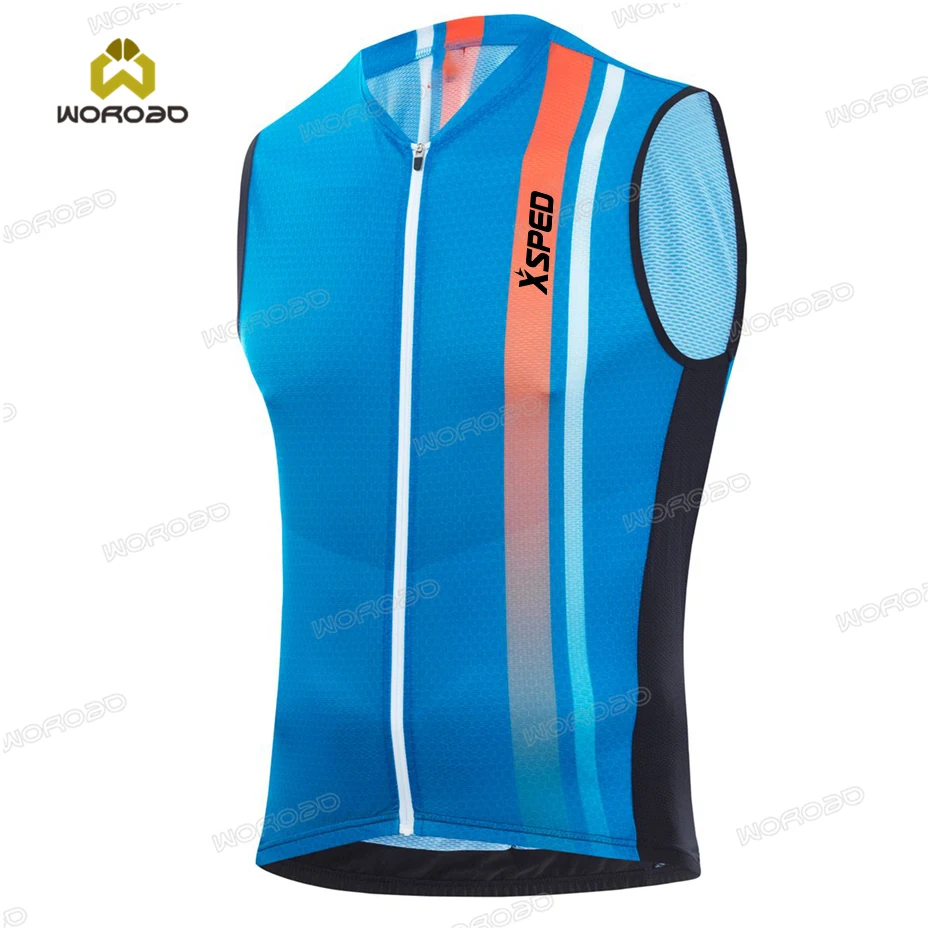 Fashion Men Cycling Sleeveless Bike Jersey 2022 Summer MTB Tops Road Bike Clothing Breathable Bicycle Clothes Cycle Ciclismo