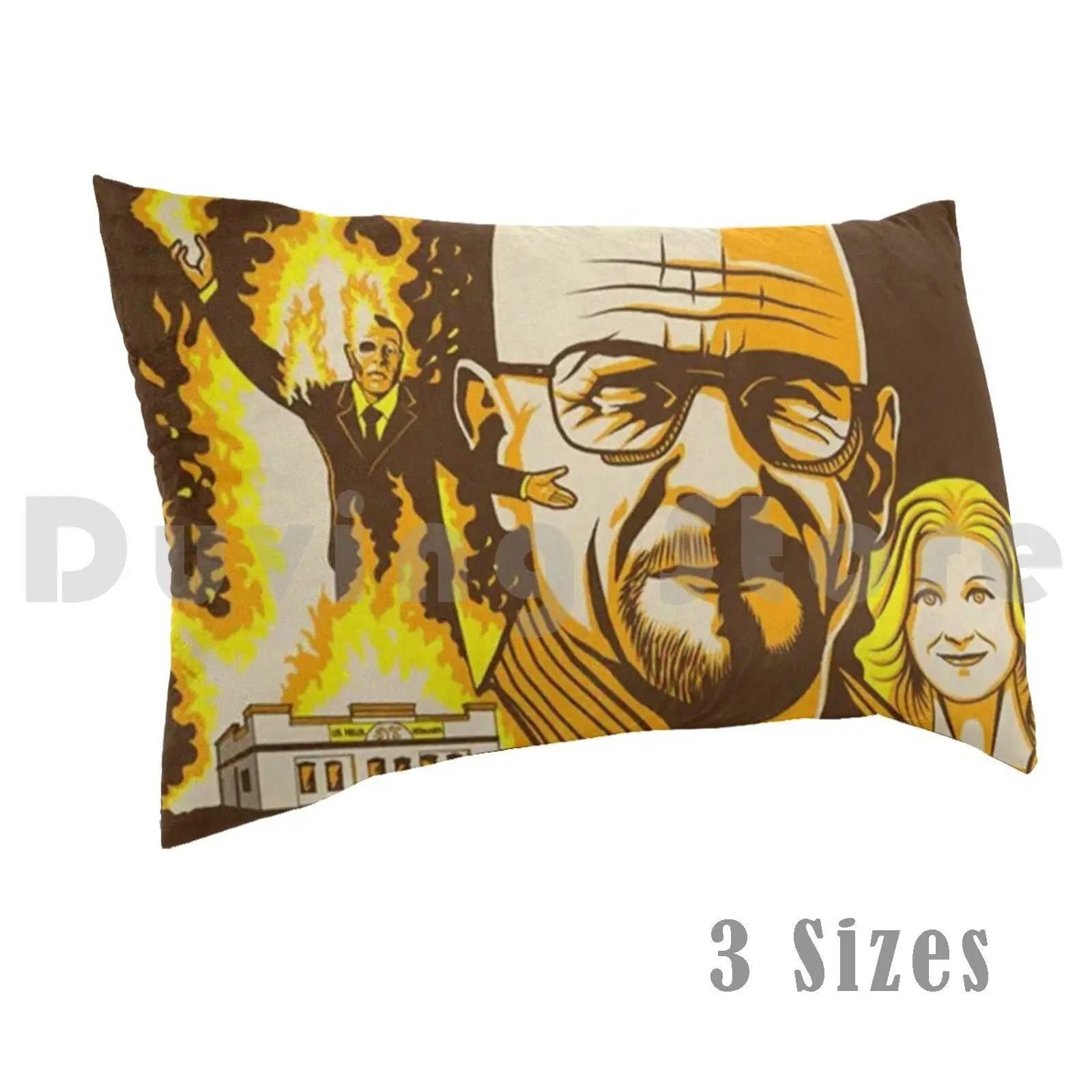 Pillow case Walter White Pinkman Lets Cook High Quality Artwork Rv Truck