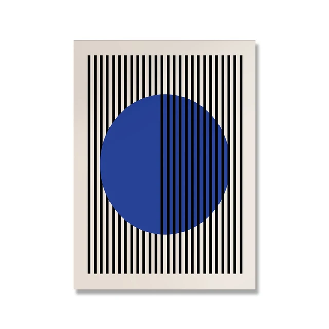 NONE Moderne Minimalistischen Kunst Bauhaus Ausstellung Geometrische Poster Kunstwerk Leinwand Drucke Abstrakte Malerei Wohnzimmer Wandmalereien Wohnkultur 9