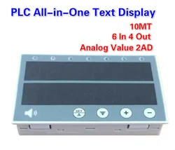 PLC All-in-One Text Display Compatible OP320 Industrial Control Board 10MT 6 In 4 Out Programmable Logic Controller