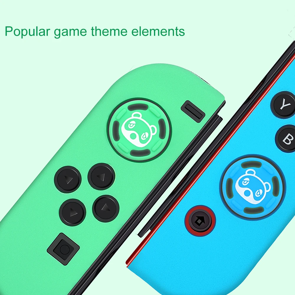 Capuchons de protection analogiques en caoutchouc pour nintendo Switch Lite, housse de protection pour Joystick, poignées pour manette Joy-cons
